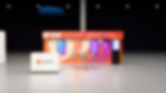 Render del stand COMPENSAR en Evento corporativo